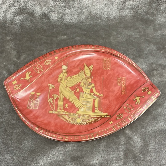 FM 1942 Fathi Mahmoud Made in Egypt. 11" by 7.5"  Plate Pharaoh - Picture 5 of 7